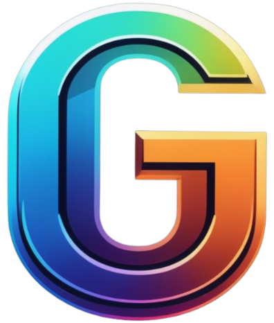 Multi Colored Letter G for Game Gabble